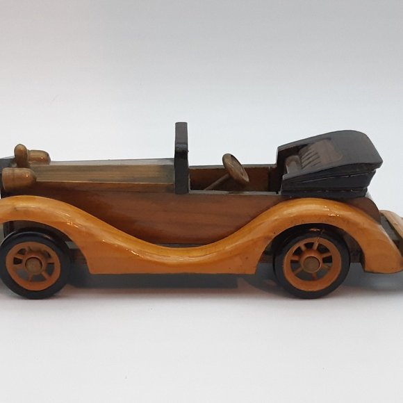 Vintage Wooden Model Car - Picture 5 of 11